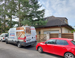 Zateplení stropu zděného rodinného domu pomocí foukané izolace